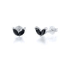 Fashionable Simple S925 Silver Geometric Horse Eye Diamond Embedded Electroplated Women's Mini Ear Studs Earrings