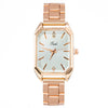 Fashionable Square Alloy Strap Diamondencrusted Women's Quartz Watch