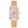 Fashionable Square Alloy Strap Diamondencrusted Women's Quartz Watch