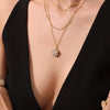 Fashionable 316L Stainless Steel And 316L Stainless Steel Jewelry Set With Zircon Flower And Chain Pattern Electroplated For Women