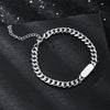 Fashionable Titanium Steel Bracelet With Geometric Pattern For Unisex Polished Simple And Personalized