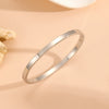 Fashionable Titanium Steel Bracelet With Smooth Niche Design And Polish Finish