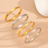 Fashionable Titanium Steel Bracelet With Smooth Niche Design And Polish Finish
