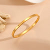 Fashionable Titanium Steel Bracelet With Smooth Niche Design And Polish Finish