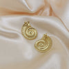 Fashionable Titanium Steel Women's Earrings With Animal And Zodiac Patterns Light Luxury And Elegant Style Electroplating Process