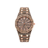 Fashionable Universal Quartz Watch Alloy Case Steel Band Octagonal Dial