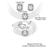 Faux Pearl Rhinestone Alloy Jewelry Set With Diamond Setting For Women French Retro Elegant Light Luxury Style