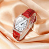 Female Casual Jewelry Set With Round Dial Stainless Steel Belt Watch