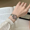 Female Fashion Metal Square Dial Quartz Watch