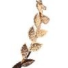 Female Hair Accessories Golden Leaf Metal Hairband Hair Crown With Electroplated Design Baroque Personality For Wholesale
