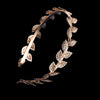 Female Hair Accessories Golden Leaf Metal Hairband Hair Crown With Electroplated Design Baroque Personality For Wholesale