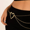 Female Personality Metal Thin Body Chain Waist Chain