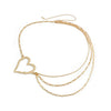 Female Personality Metal Thin Body Chain Waist Chain