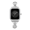 Female Student Casual Waterproof Square Dial Alloy Bracelet Quartz Watch With Stainless Steel Buckle And Mineral Reinforced Glass Mirror