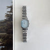 Female Student Fashion Light Luxury Square Dial Stainless Steel Band Alloy Case Quartz Watch