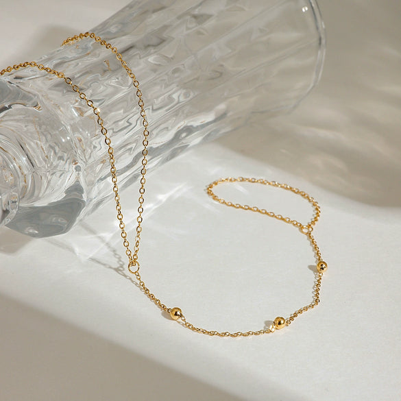 Finger Chain Foot Chain Titanium Steel 18K Gold Geometric Style