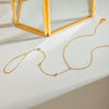 Finger Chain Foot Chain Titanium Steel 18K Gold Geometric Style