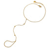 Finger Chain Foot Chain Titanium Steel 18K Gold Geometric Style