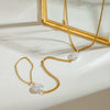 Finger Foot Chain Titanium Steel 18K Gold Geometric Style