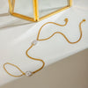 Finger Foot Chain Titanium Steel 18K Gold Geometric Style
