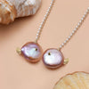 Fish Necklace Copper Natural Baroque Shaped Pearl Chain Electroplated Animal Pattern Jewelry