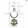 Fishing Lover Keychain Pendant In Zinc Alloy With Modern Simplicity Style