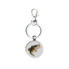 Fishing Lover Keychain Pendant In Zinc Alloy With Modern Simplicity Style