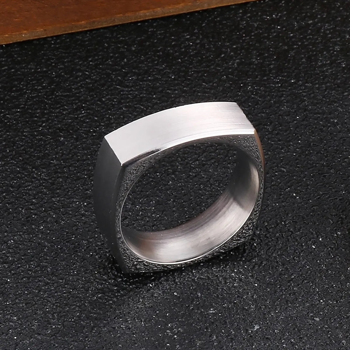 Fitness Geometric Stainless Steel Plating Rings 1 Piece