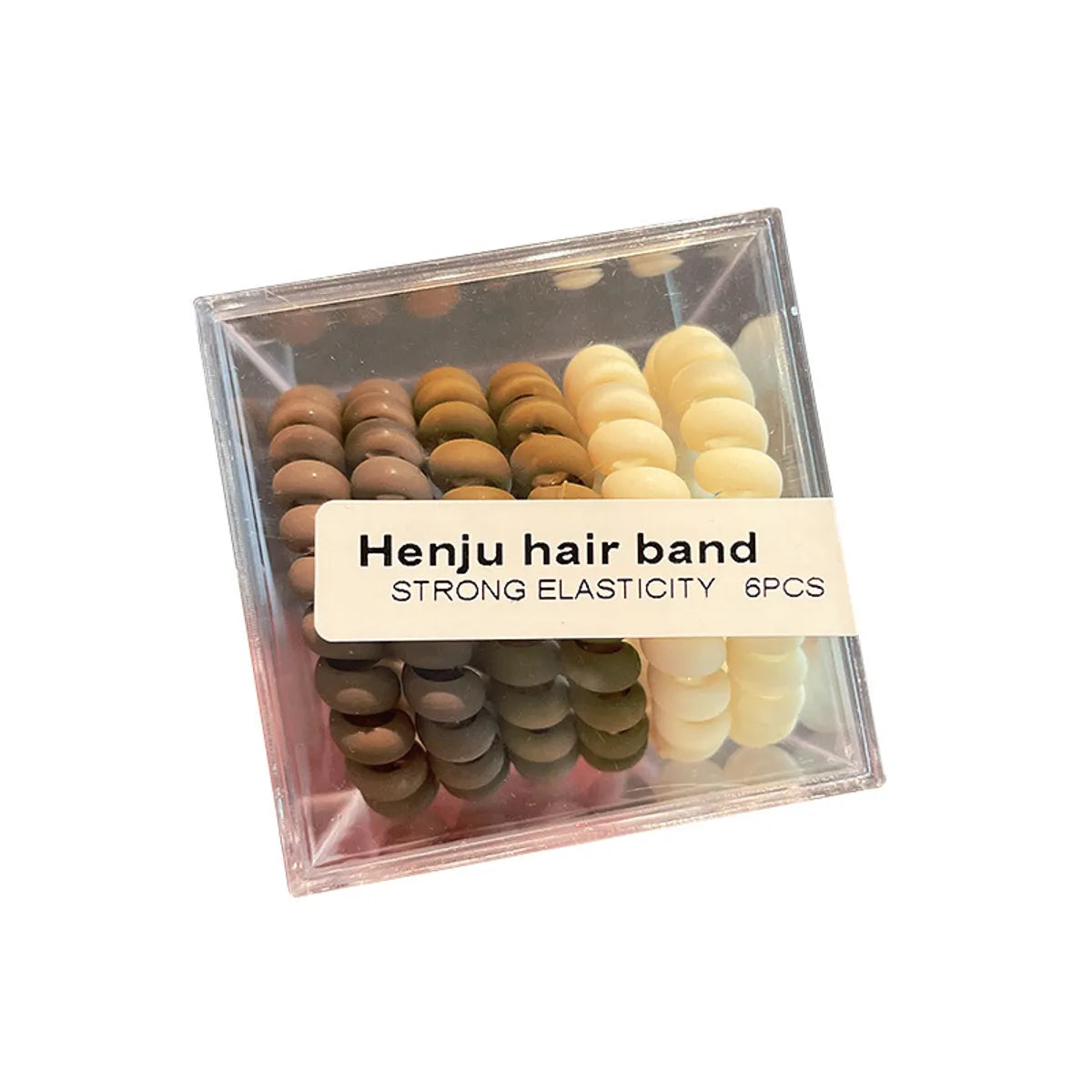 Five Packs Of Tied Hai Phone Cord Hair Rope Simple Hair Ring Rubber Band