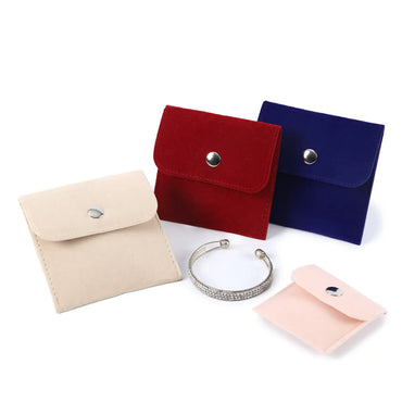 Flannel Coin Purse Jewelry Jewelry Jade Pendant Storage Bag Headset Lipstick Packaging Cloth Bag Pocket