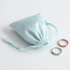 Flannel Drawstring Bag For Jewelry Mobile Power Headset Storage Thermal Transfer Printed