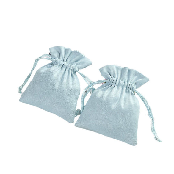 Flannel Jewelry And Mobile Phone Headset Packaging Bag With Thermal Transfer Process