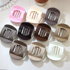 Flat Ingot Duckbill Clip Hairpin For Women Office Lady Style Geometric Ps Painted