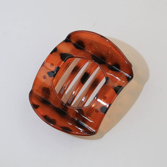 Flat Ingot Duckbill Clip Hairpin For Women Office Lady Style Geometric Ps Painted