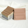 Flip Gift Imitation Leather Pu Jewelry Packaging Bag Thermal Transfer Printing For Necklace Ring Storage