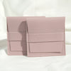 Flip Gift Imitation Leather Pu Jewelry Packaging Bag Thermal Transfer Printing For Necklace Ring Storage