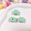Flocking Geometric Beaded Bag Pendant Mobile Phone Chain Diy Handmade Accessories