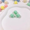 Flocking Geometric Beaded Bag Pendant Mobile Phone Chain Diy Handmade Accessories