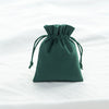 Flocking Velvet Jewelry Storage Bag Drawstring Small Corset Pocket Text Play