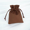 Flocking Velvet Jewelry Storage Bag Drawstring Small Corset Pocket Text Play