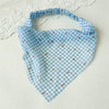 Floral Chiffon Geometric Triangle Scarf And Hair Band Women's Hair Accessories