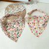 Floral Chiffon Geometric Triangle Scarf And Hair Band Women's Hair Accessories