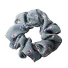 Floral Chiffon Scrunchie Hair Tie Handmade Highelastic Fabric Hair Accessory Wholesale