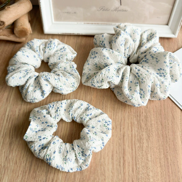 Floral Fabric Handmade Hair Tie For Women