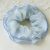 Floral Multilayer Scrunchie For Women Fabric Handmade Sweet Style Hair Tie