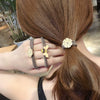 Flower Bee Hair Accessories Alloy Handmade High Elasticity Women's Headwear Hair Rope