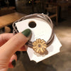 Flower Bee Hair Accessories Alloy Handmade High Elasticity Women's Headwear Hair Rope