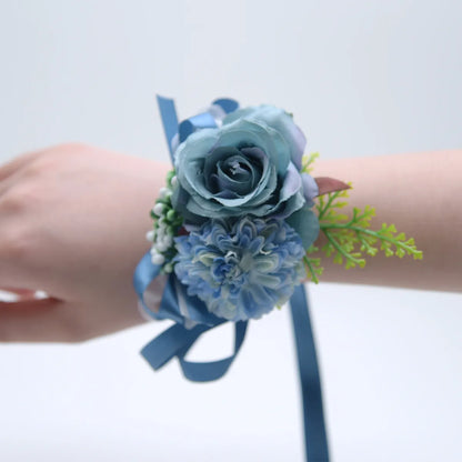 Simulation Flower Bride Bridesmaids Wrist Flower Wedding Props