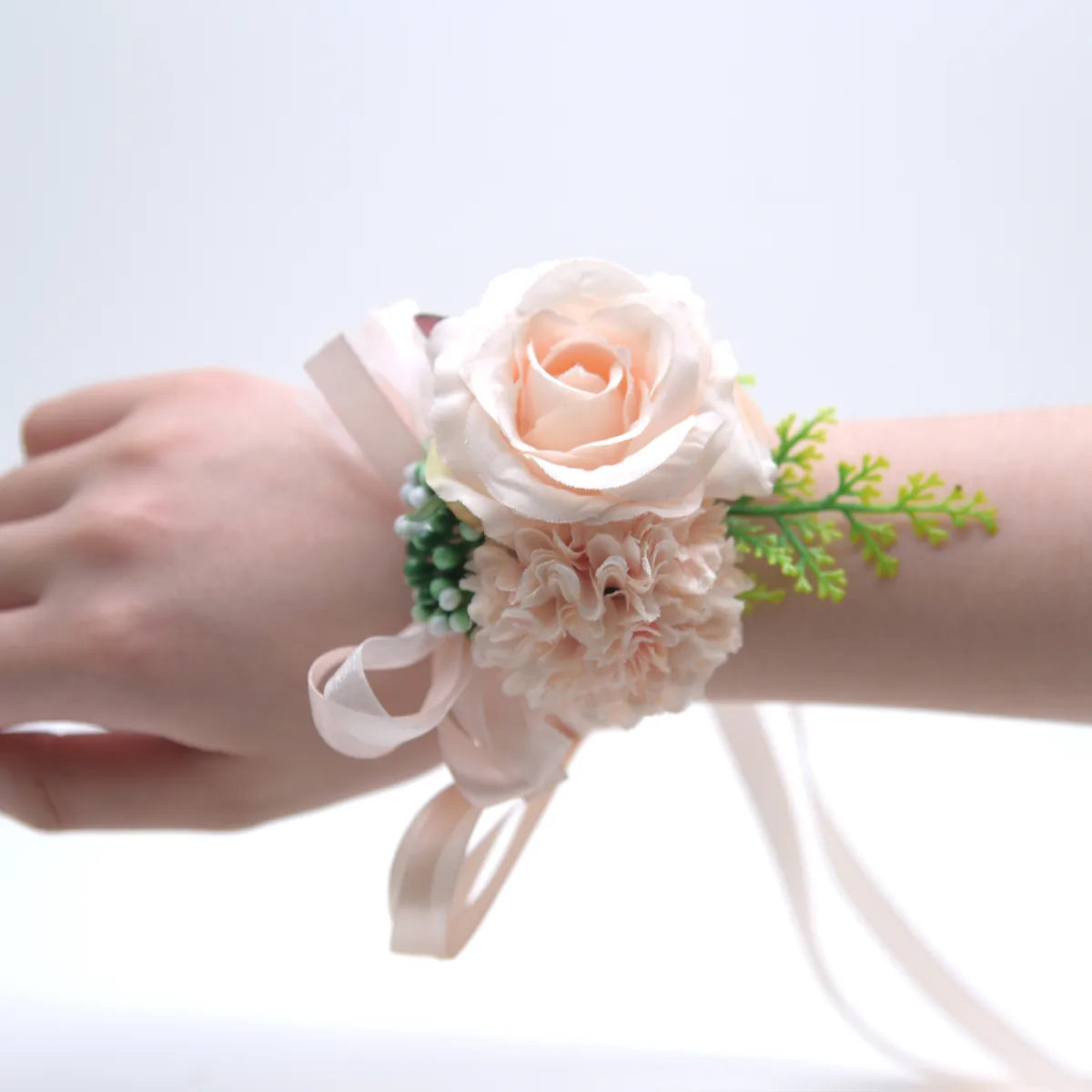 Simulation Flower Bride Bridesmaids Wrist Flower Wedding Props