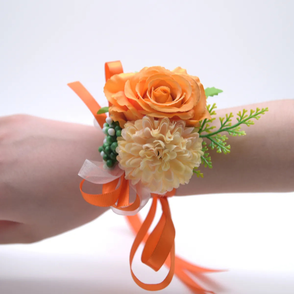 Simulation Flower Bride Bridesmaids Wrist Flower Wedding Props